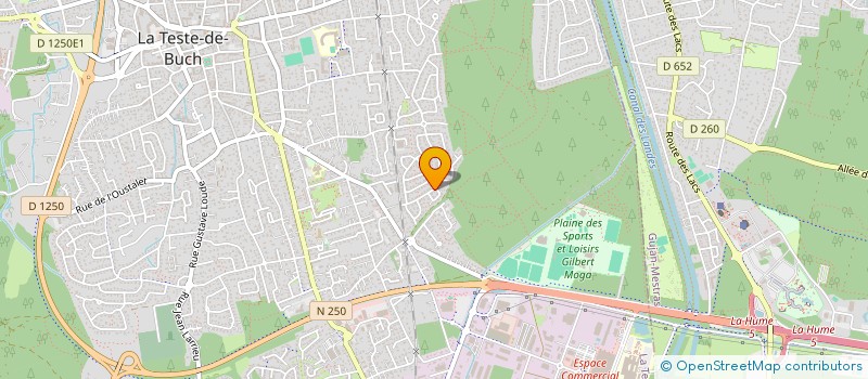 localisation de l'entreprise SCI PKD BAILLY à LA TESTE-DE-BUCH