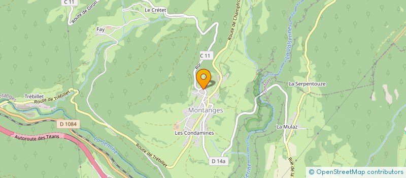 localisation de l'entreprise SCI PKM IMMO  MONTANGES