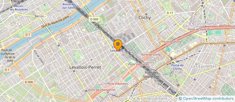 localisation de l'entreprise SCI PKM LEVALLOIS à LEVALLOIS-PERRET