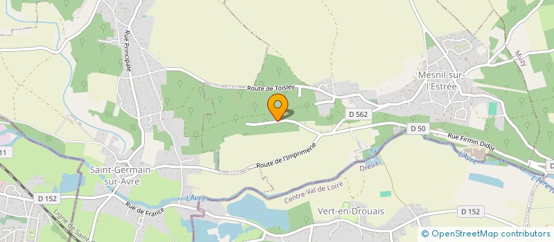 localisation de l'entreprise SCI PKPAS  MESNIL-SUR-L'ESTREE