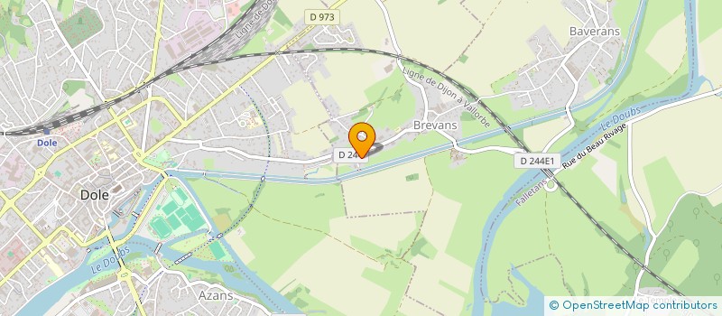 localisation de l'entreprise SCI PKR  BREVANS