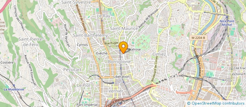 localisation de l'entreprise SCI PL à NICE