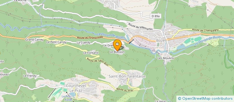 localisation de l'entreprise SCI PL à COURCHEVEL