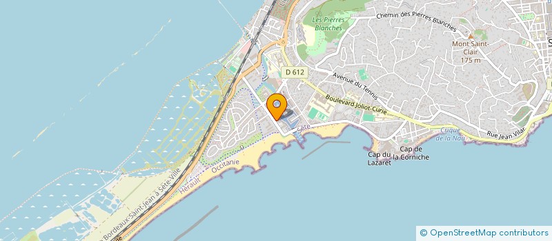 localisation de l'entreprise SCI PL  SETE