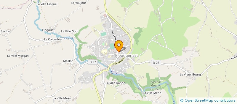 localisation de l'entreprise SCI PL  PLOUGUENAST-LANGAST