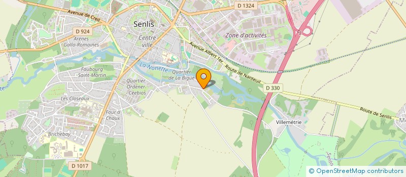 localisation de l'entreprise SCI PL CONSEILS  SENLIS