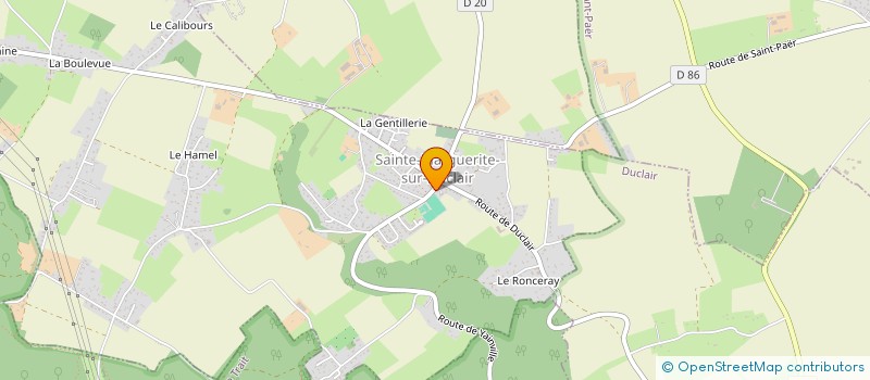 localisation de l'entreprise SCI PL-SF  SAINTE-MARGUERITE-SUR-DUCLAIR