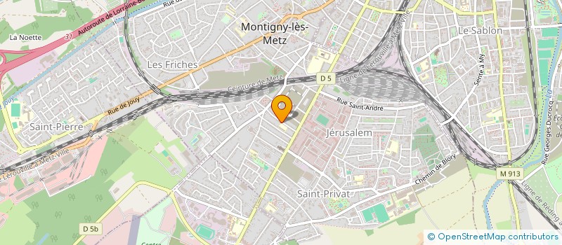 localisation de l'entreprise SCI PLACE 45 à MONTIGNY-LES-METZ