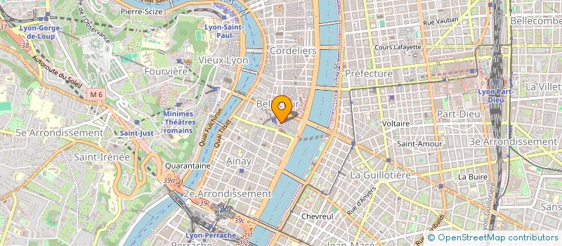localisation de l'entreprise SCI PLACE BELLECOUR 18  LYON