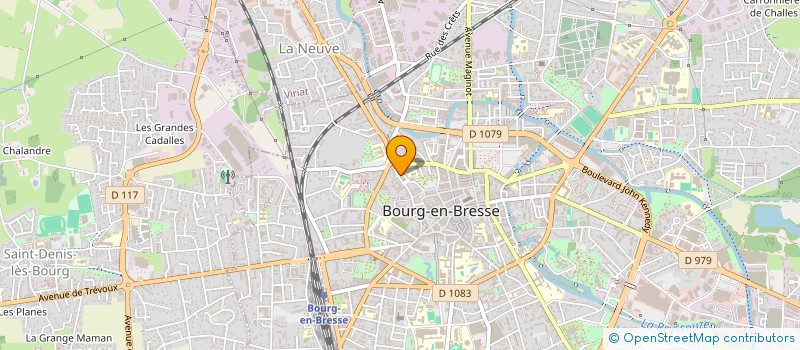 localisation de l'entreprise SCI PLACE CARRIAT à BOURG-EN-BRESSE