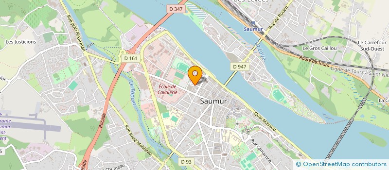 localisation de l'entreprise SCI PLACE CHARLES DE FOUCAULT  SAUMUR