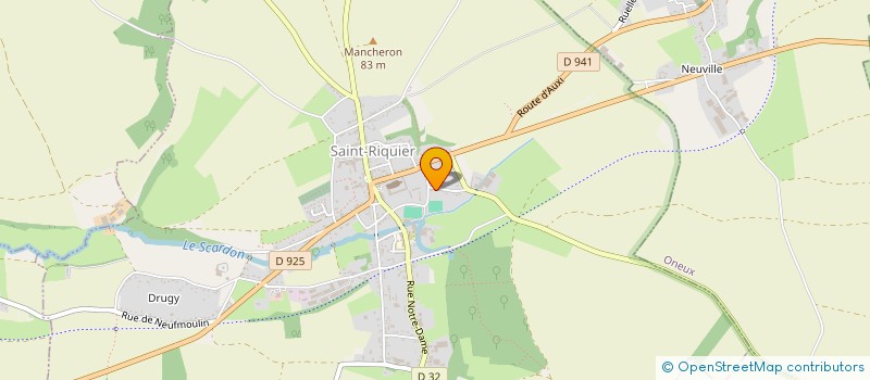 localisation de l'entreprise SCI PLACE CLEMENCEAU  SAINT-RIQUIER