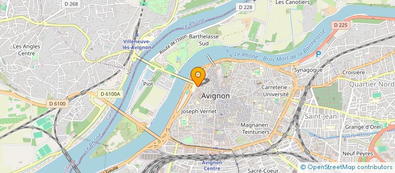 localisation de l'entreprise SCI PLACE CRILLON  AVIGNON