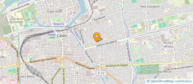 localisation de l'entreprise SCI PLACE D ANGLETERRE  CALAIS