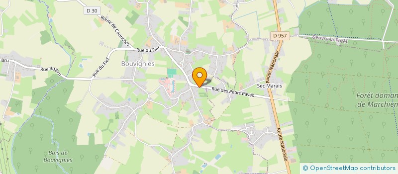 localisation de l'entreprise SCI PLACE D'ESDIGNEUL à BOUVIGNIES