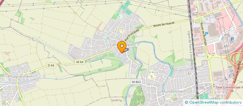 localisation de l'entreprise SCI PLACE DE HAGUENAU  LAMPERTHEIM