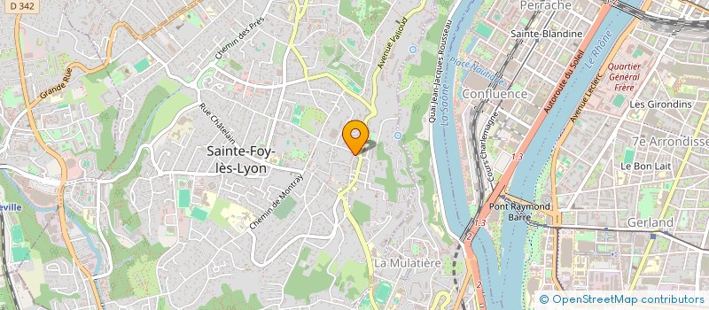 localisation de l'entreprise SCI PLACE DE L EGLISE  SAINTE-FOY-LES-LYON