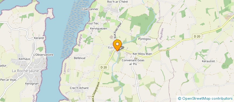 localisation de l'entreprise SCI PLACE DE L EGLISE PLEUBIAN  PLEUBIAN