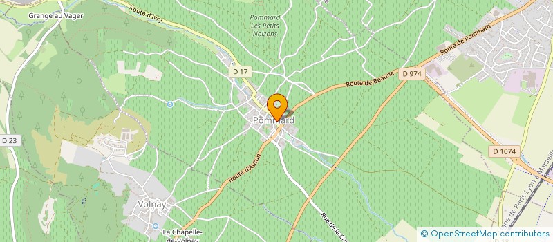 localisation de l'entreprise SCI PLACE DE L EUROPE  POMMARD