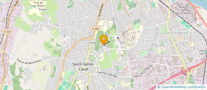 localisation de l'entreprise SCI PLACE DE LA LIBERTE  SAINT-GENIS-LAVAL