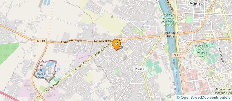 localisation de l'entreprise SCI PLACE DE LA REPUBLIQUE  LE PASSAGE