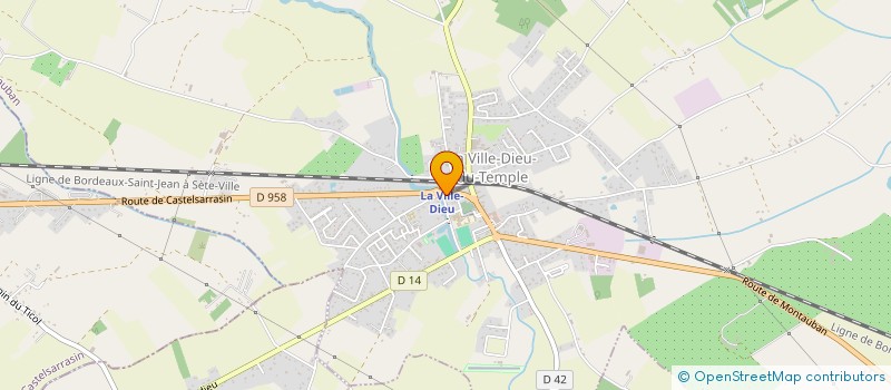 localisation de l'entreprise SCI PLACE DE LA REPUBLIQUE  MEAUZAC