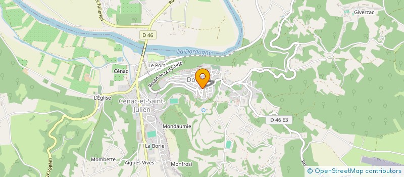 localisation de l'entreprise SCI PLACE DE LA RHODE à DOMME