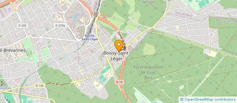 localisation de l'entreprise SCI PLACE DE VERDUN A BOISSY à BOISSY-SAINT-LEGER
