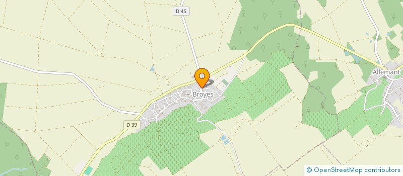 localisation de l'entreprise SCI PLACE DES FETES  BROYES