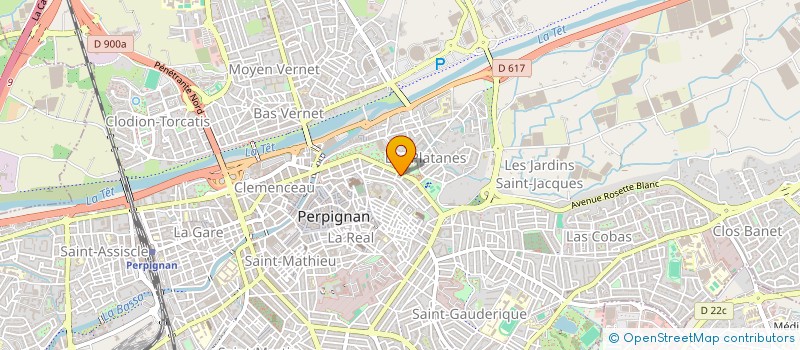 localisation de l'entreprise SCI PLACE DES ORFEVRES  PERPIGNAN