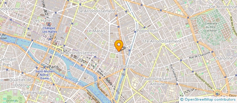 localisation de l'entreprise SCI PLACE DES VOSGES  PARIS