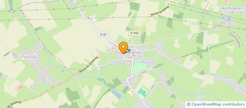 localisation de l'entreprise SCI PLACE DU CANADA  GOMMEGNIES