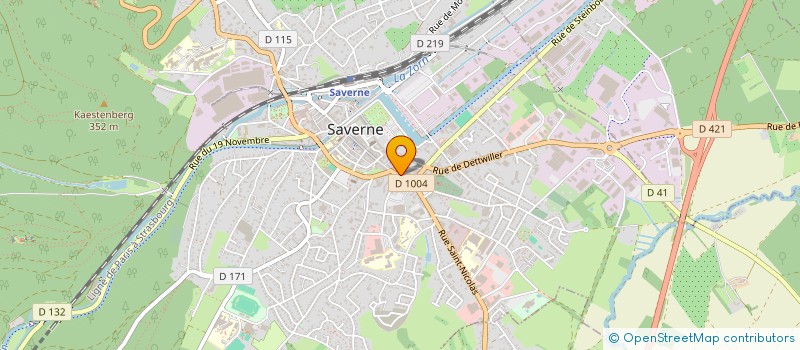 localisation de l'entreprise SCI PLACE DU CORBEAU  SAVERNE