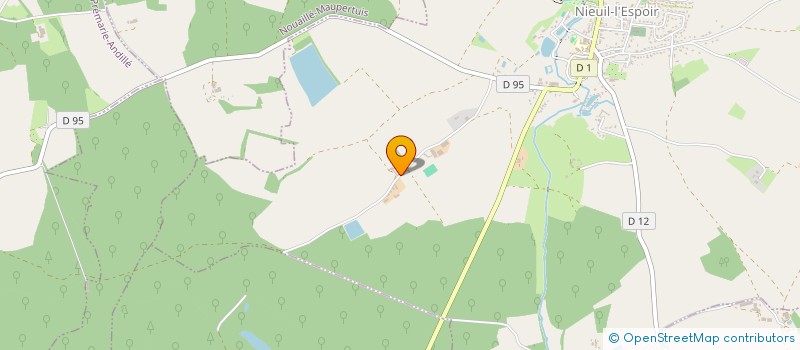 localisation de l'entreprise SCI PLACE DU DONJON  NIEUIL-L'ESPOIR