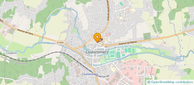 localisation de l'entreprise SCI PLACE DU MARCHE à COULOMMIERS