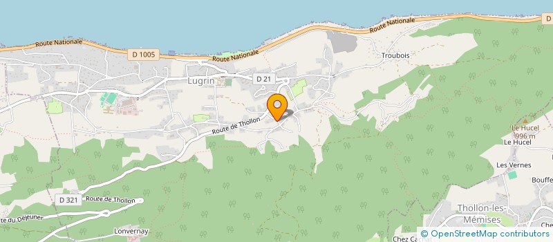 localisation de l'entreprise SCI PLACE DU MOUTIER  MAXILLY-SUR-LEMAN