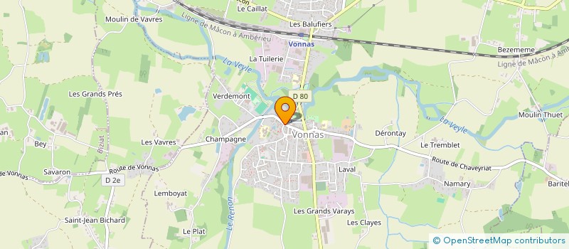 localisation de l'entreprise SCI PLACE FERDINAND à VONNAS