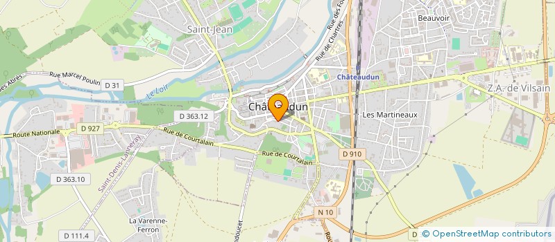 localisation de l'entreprise SCI PLACE GAMBETTA à CHATEAUDUN