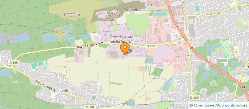 localisation de l'entreprise SCI PLACE IMMO  RICHWILLER