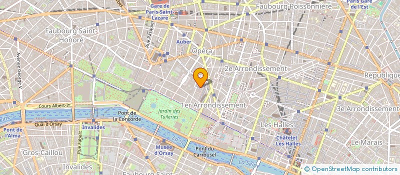 localisation de l'entreprise SCI PLACE MARCHE ST HONORE  PARIS