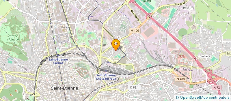 localisation de l'entreprise SCI PLACE MARQUISE  SAINT-ETIENNE