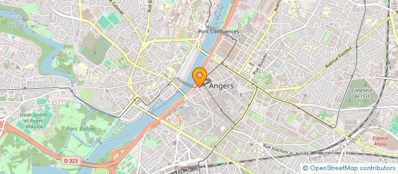 localisation de l'entreprise SCI PLACE MOLIERE à ANGERS