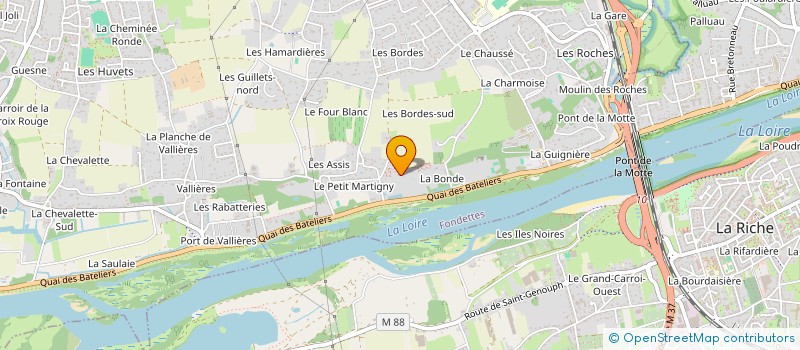 localisation de l'entreprise SCI PLACE PLUM à FONDETTES