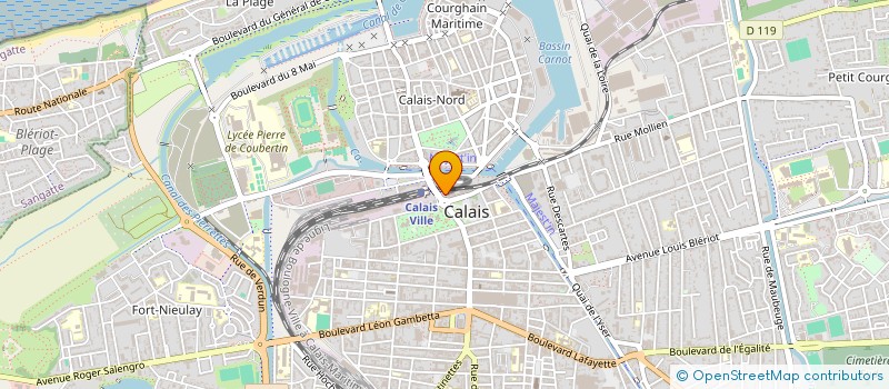 localisation de l'entreprise SCI PLACE QUENTOVIC  CALAIS