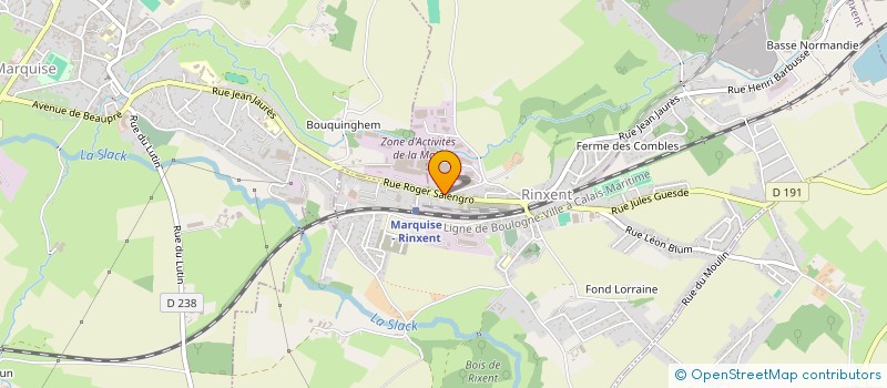 localisation de l'entreprise SCI PLACE RANDON  RINXENT