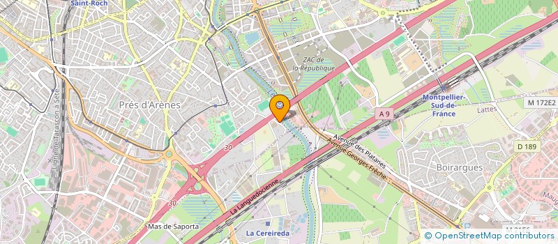 localisation de l'entreprise SCI PLACE SAINT COME à MONTPELLIER