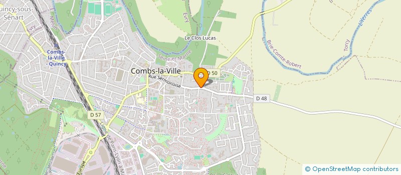 localisation de l'entreprise SCI PLACE SAINT JEAN  COMBS-LA-VILLE