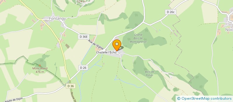 localisation de l'entreprise SCI PLACE SAINT PIERRE DE TROYES  FONTANGY