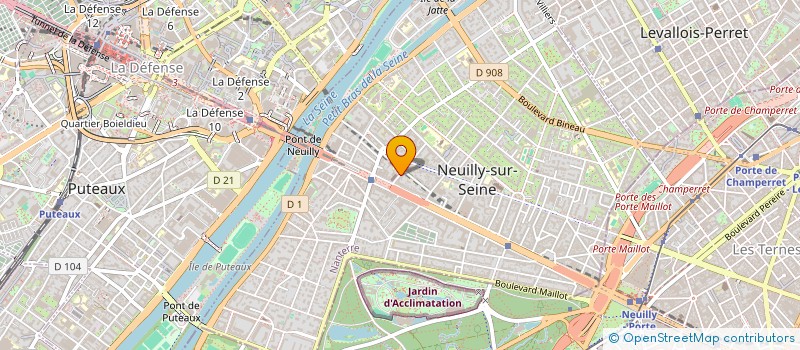 localisation de l'entreprise SCI PLACE STE CATHERINE à NEUILLY-SUR-SEINE