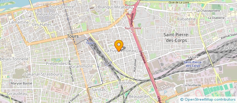 localisation de l'entreprise SCI PLACE2B  TOURS
